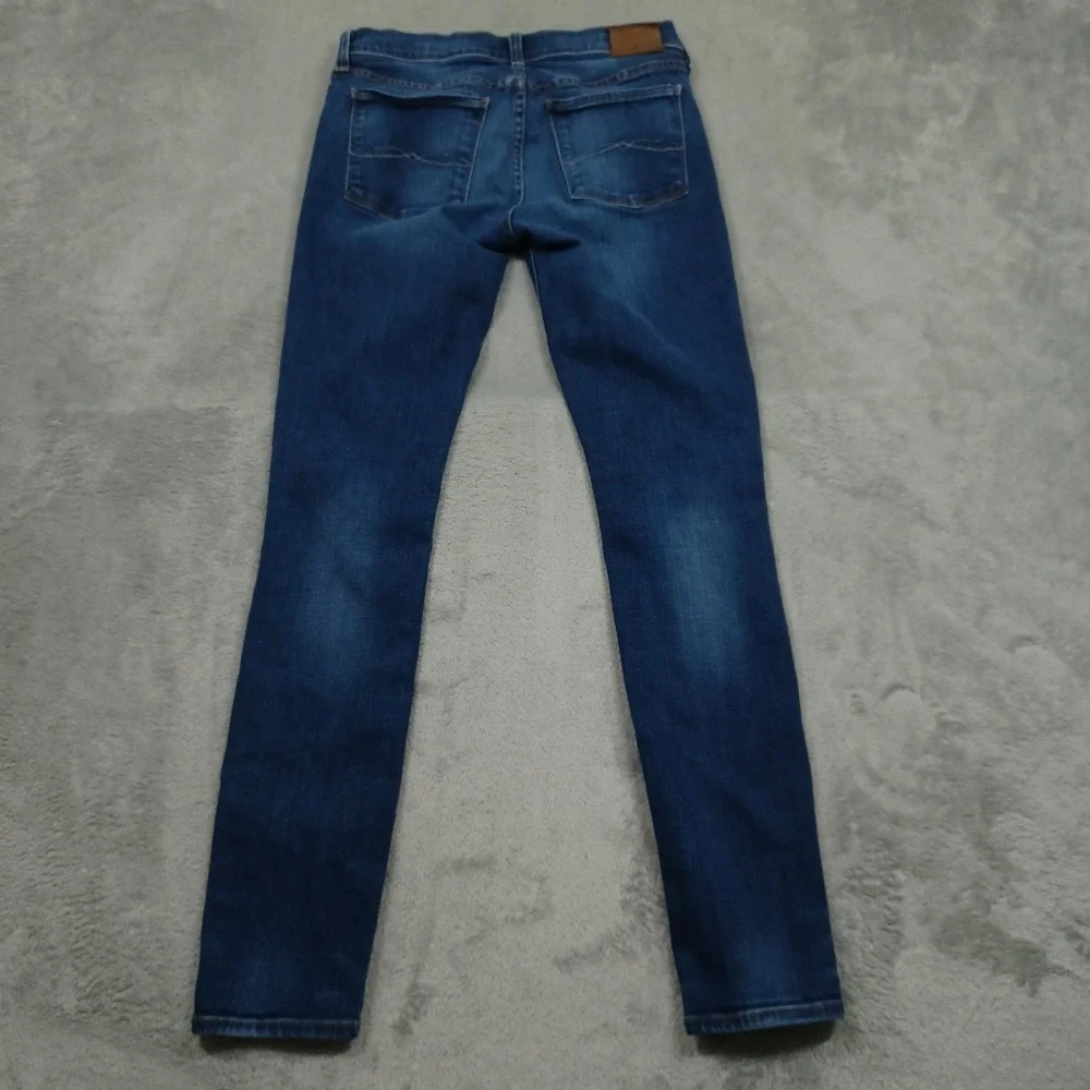 Lucky Brand Jeans Womens 2 Blue Denim Brooke‎ Skinny USA White Oak Cone